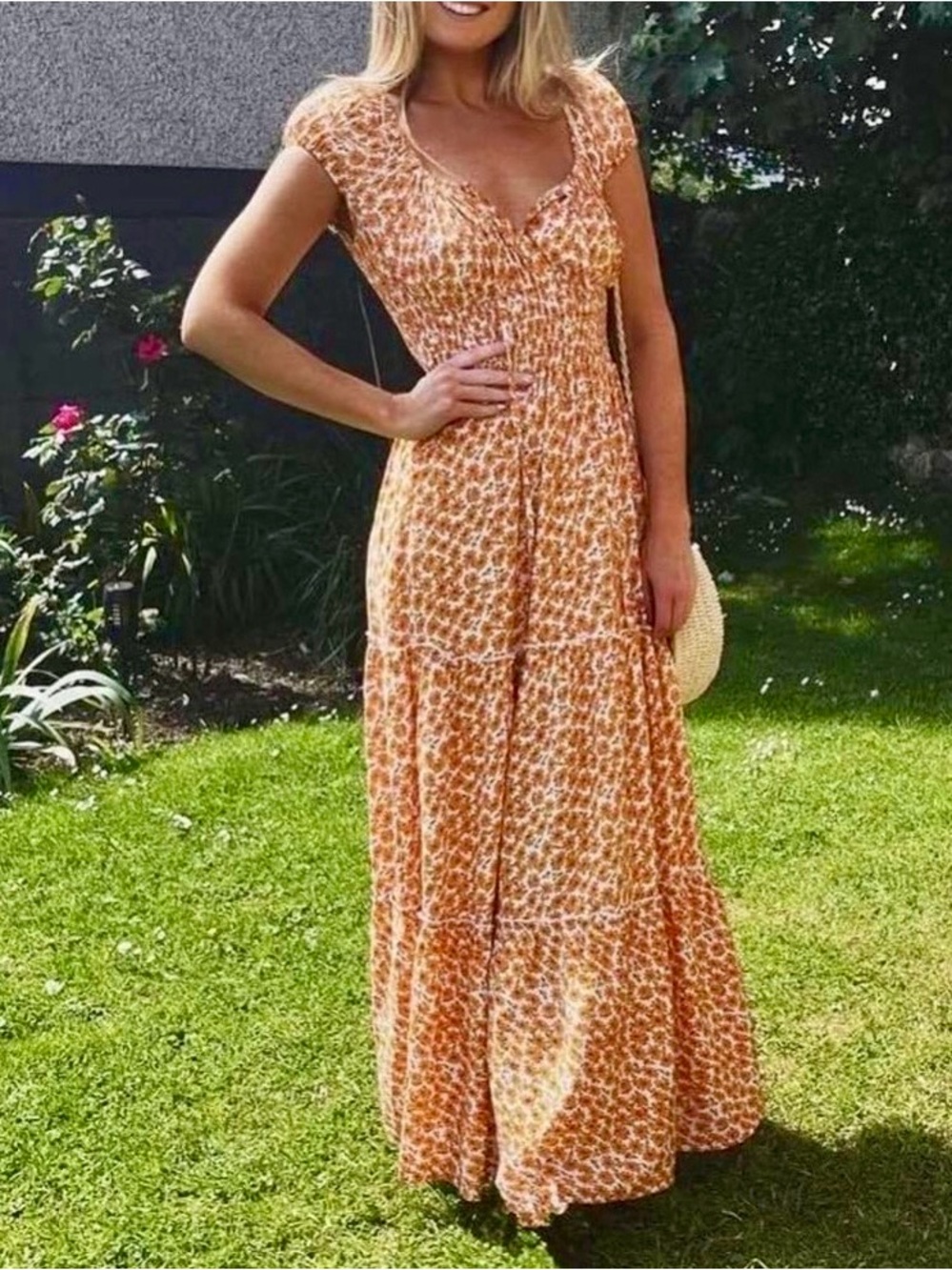 Long Tall Sally Tiered Floral Maxi Dress